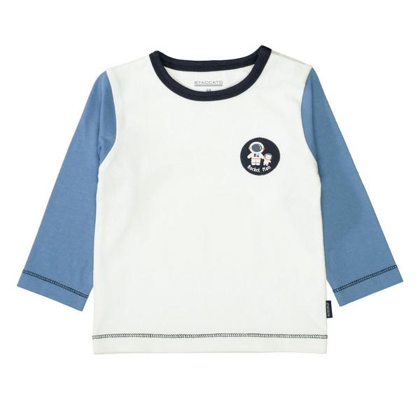 Kn.-Shirt - 646/DUSTY BLUE