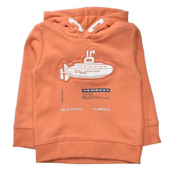 Kn.-Hoodie - 439/SOFT ORANGE