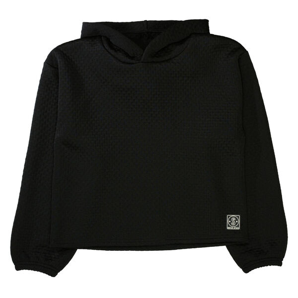 Md.-Hoodie, Boxy - 901/BLACK