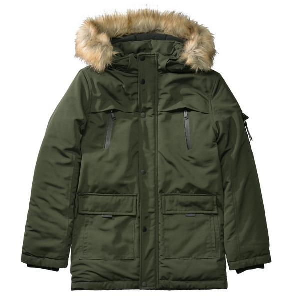 Parka mit abnehmbarer Kapuze