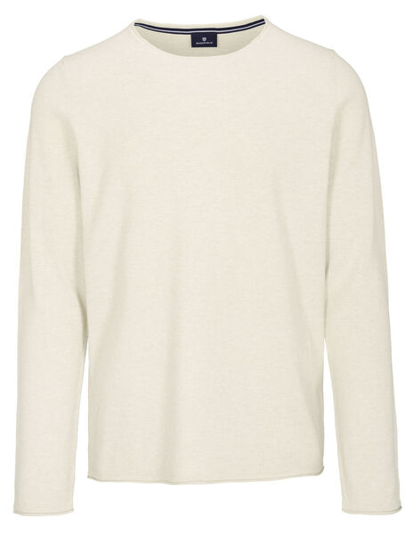 Rdh.-Pullover mit Rollkante