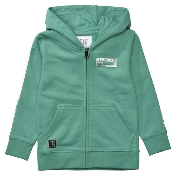 Kn.-Kap.-Sweatjacke - 504/EMERALD