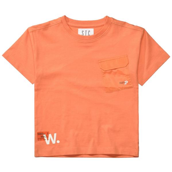 Kn.-T-Shirt, oversized - 415/ORANGE