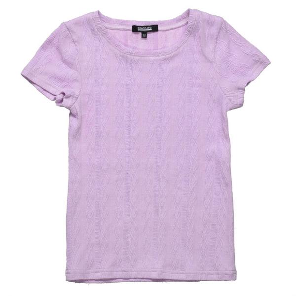 Md.-T-Shirt, Boxy - 607/FLIEDER