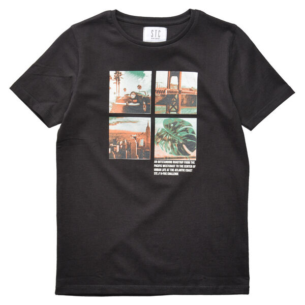 Kn.-T-Shirt - 806/DARK GREY