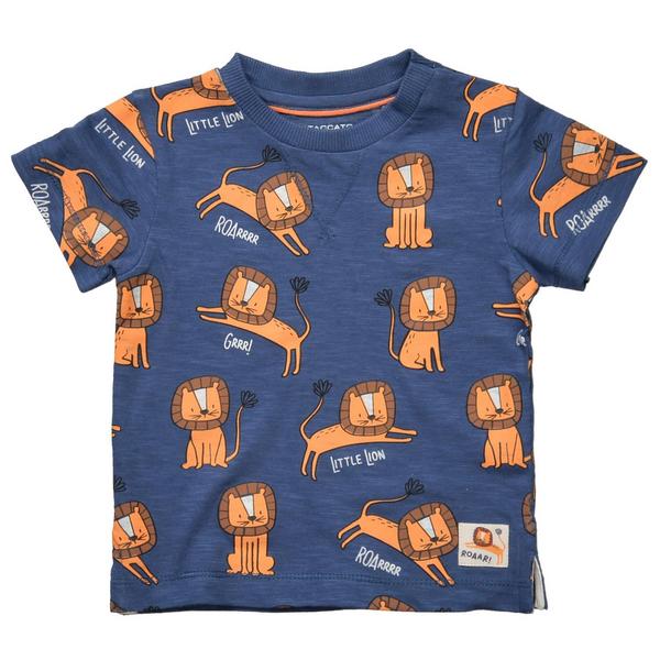 Kn.-T-Shirt - 615/LION AOP