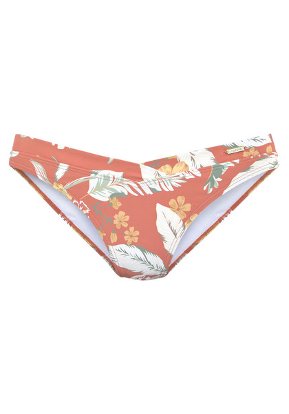 Bikini-Hose V-Bund - 26717/rust-print