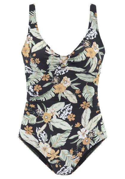 Badeanzug C/D - 863/black print