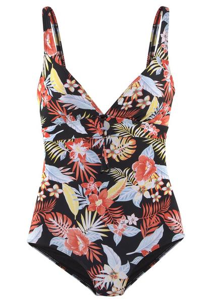 Badeanzug C - 2099/black-print