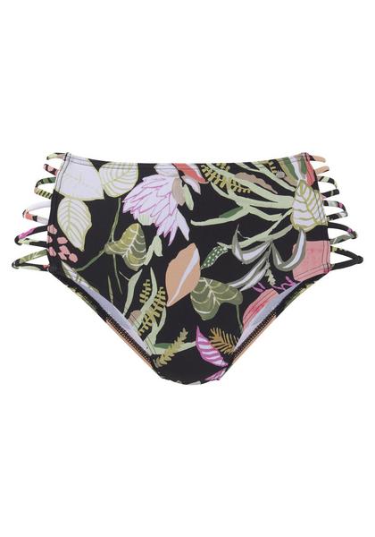 Highwaist-Bikiniho - 2099/black-print