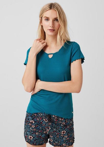 s. Oliver Shirt - 27/petrol