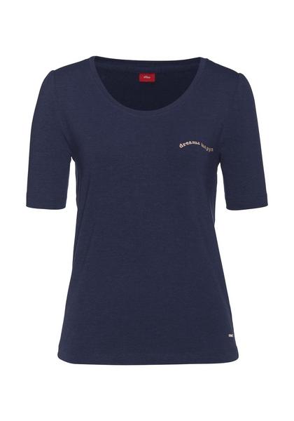 s.O mille fleur puffed shirt - 25732/dk blue