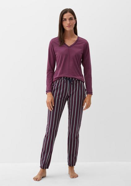 s.O classic pants - 9546/bordeaux str