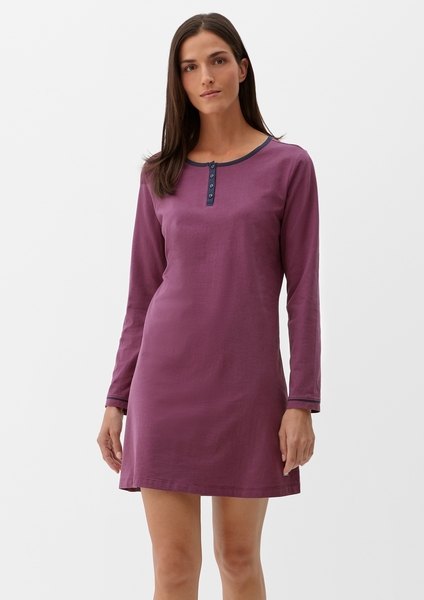 s.O classic nightdress - 756/bordeaux
