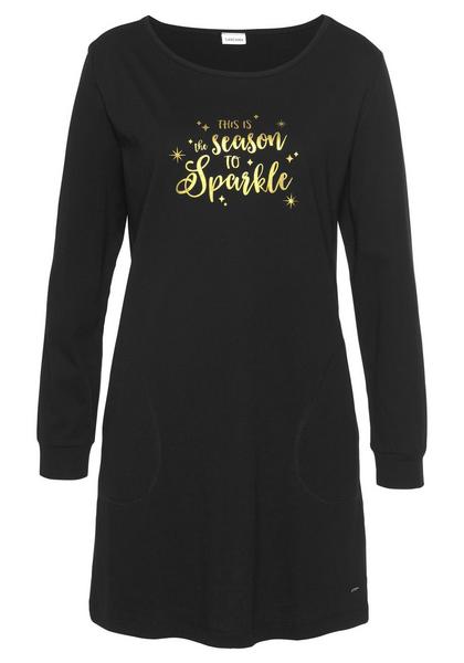 LAS XMAS Nightdress - 4215/black