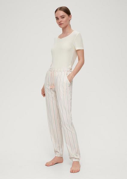 s.O. pastell pants - 5237/apricot stri