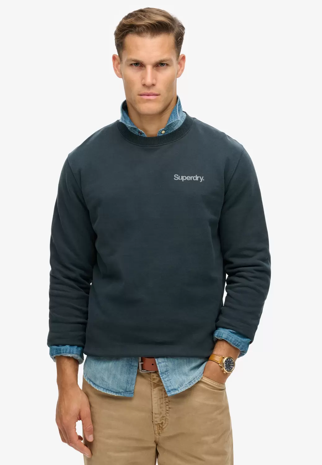 Core Logo City Sweatshirt mit Rundhalsausschnitt