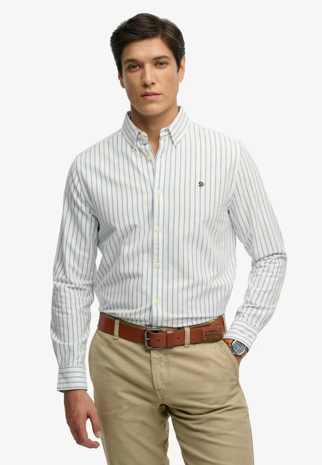 Oxford Preppy Langarmhemd