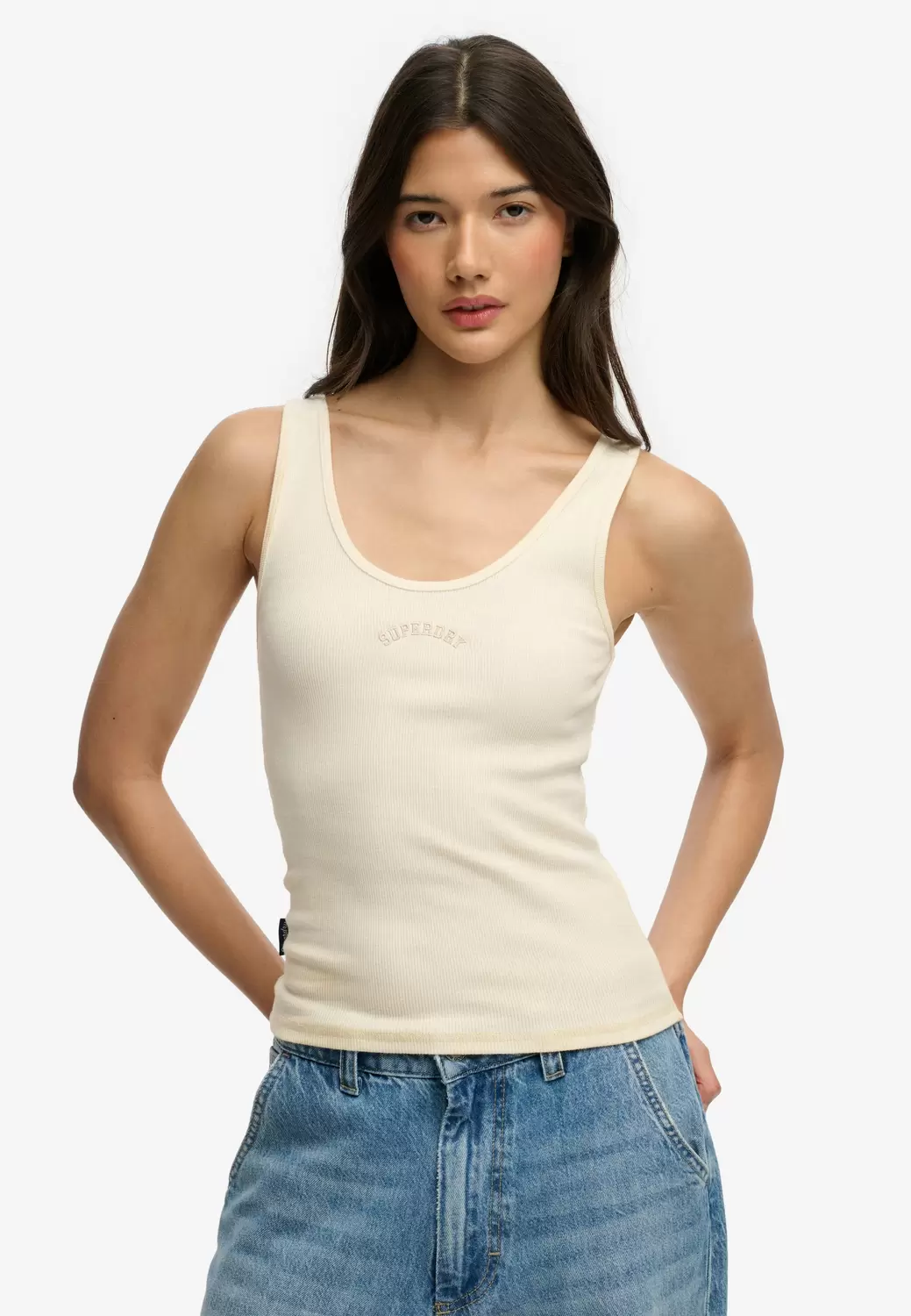 Essential Logo Tanktop mit Rundhalsausschnitt