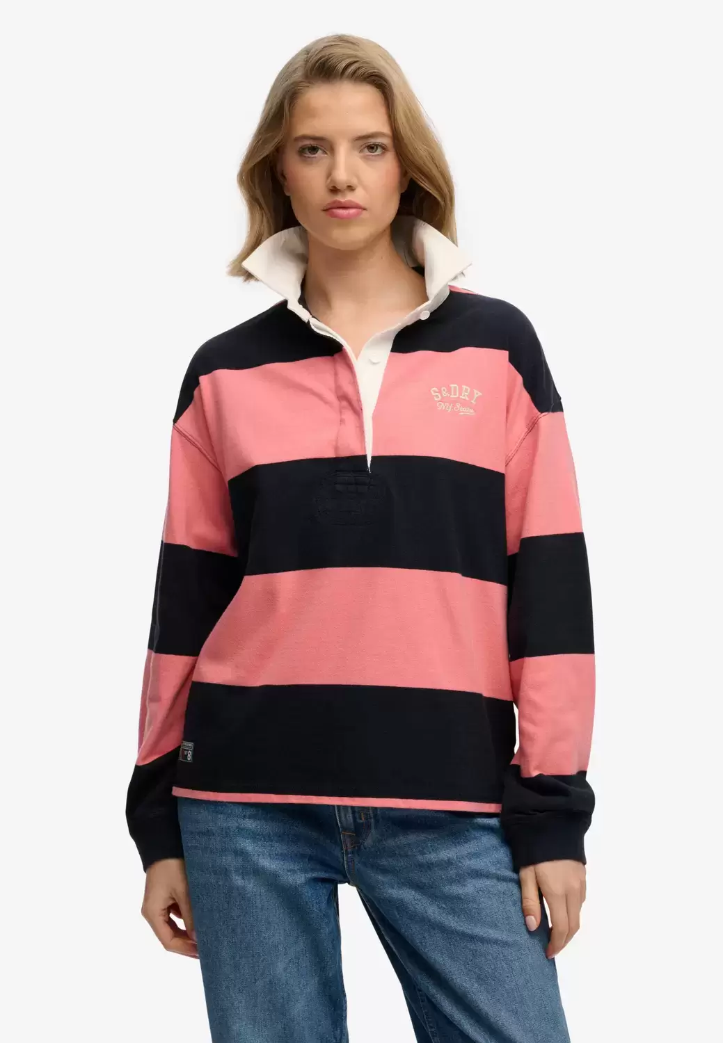 Heritage Stripe Rugby-Shirt