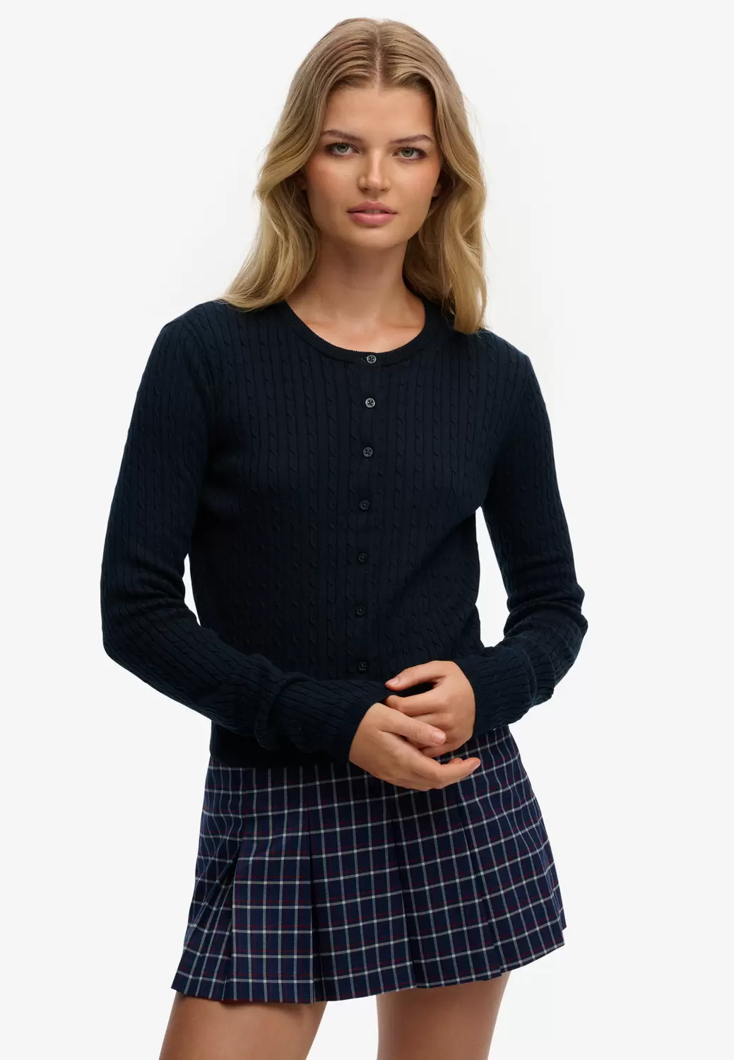 Leichte Essential Strickjacke
