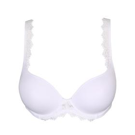 CHRISTY Weiss Unterlegter BH Herzform