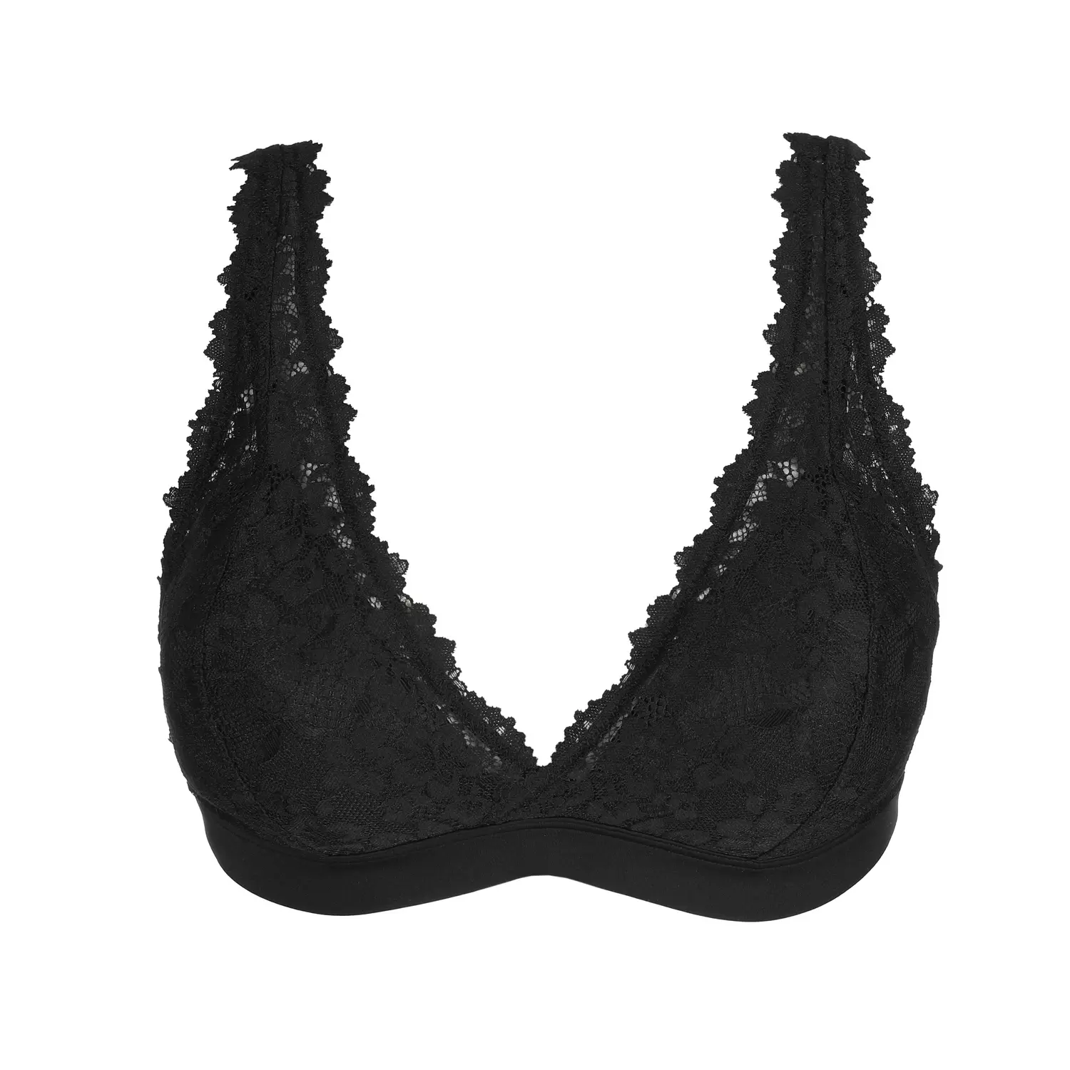 SOFT STUDIO schwarz unterlegtes Bralette