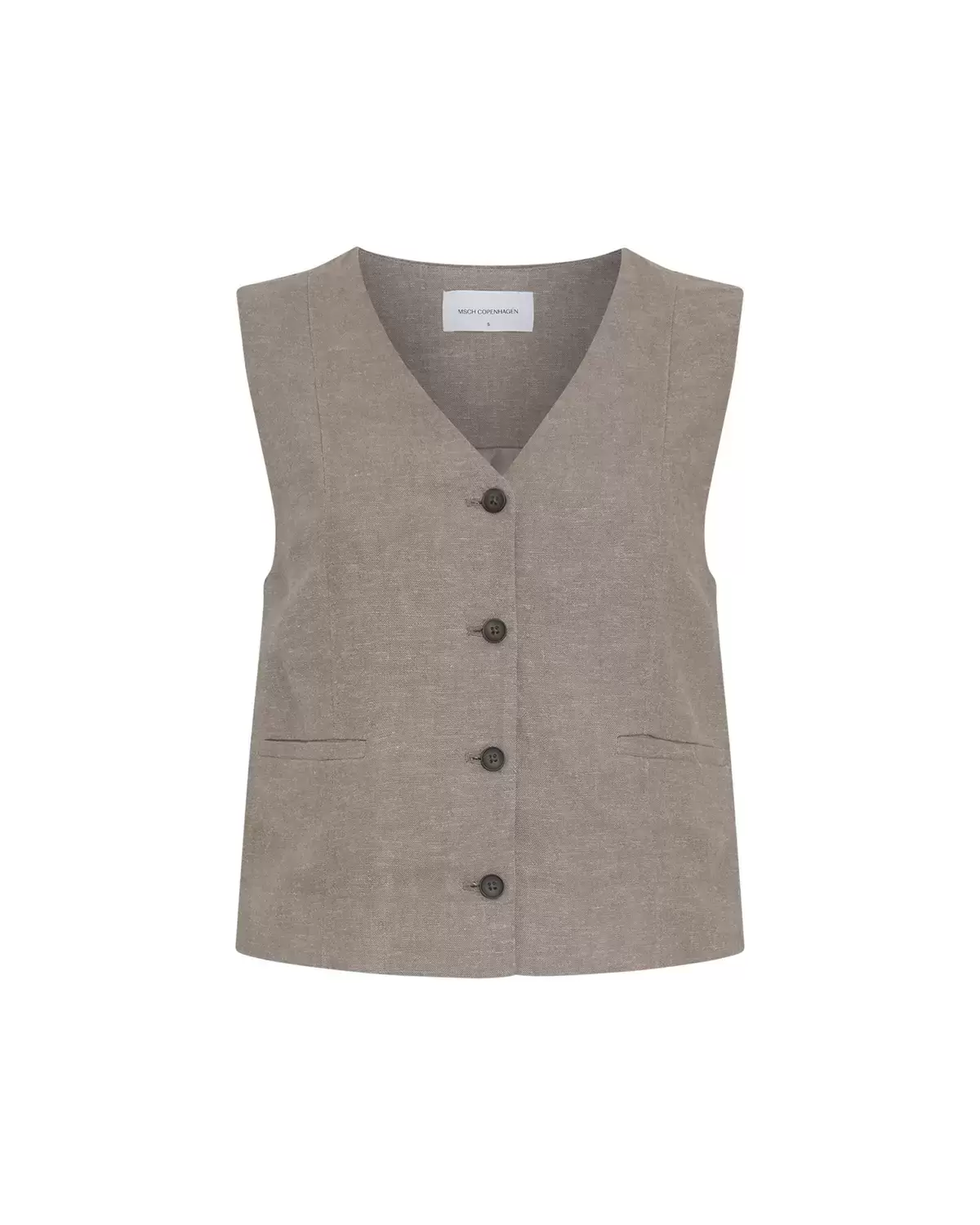 MSCHViana Ginia V Neck Waistcoat