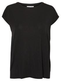 VMAVA PLAIN SS TOP GA NOOS, Black