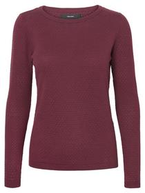 VMCARE STRUCTURE LS O-NECK BLOU NOOS