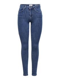 basic skinny Jeans blau