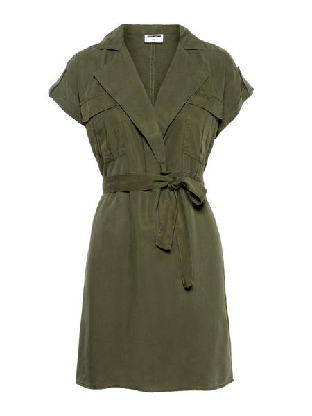 NMVERA S/S ENDI TENCEL SHIRT DRESS NOOS