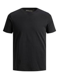 JJEORGANIC BASIC TEE SS O-NECK NOOS, Black/SLIM