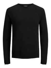 JJEHILL KNIT CREW NECK NOOS, Black