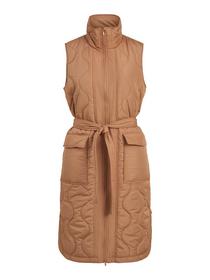 VIOLINIRA L/S QUILTED LONG VEST/SU