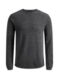 JJEHILL KNIT CREW NECK NOOS - 179084/Dark Grey Mel