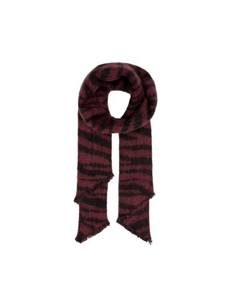 ONLNINA LIFE HEAVY FRINGE TIGER SCARF CC