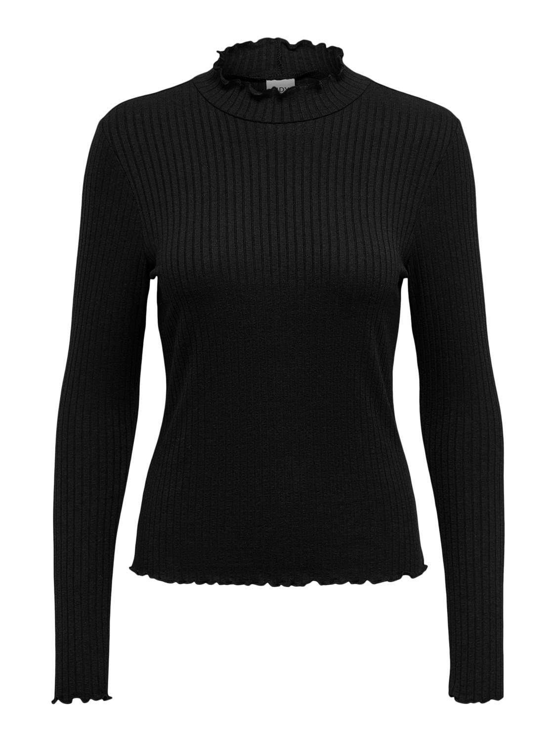 JDYFRANIKA L/ HIGHNECK TOP JR N female