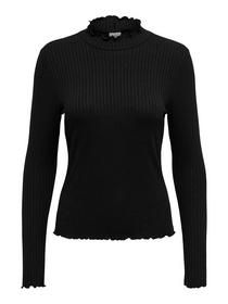 JDYFRANSISKA L/S HIGHNECK TOP JRS NOOS