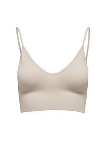 ONLVICKY RIB SEAMLESS VNECK TOP NOO