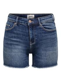 ONLBLUSH  LIFE MID SK RAW SHORTS NOOS