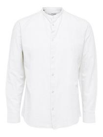 SLHREGNEW-LINEN SHIRT LS CHINA W