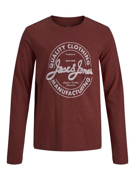 JJEJEANS TEE LS O-NECK 21/22 NOOS JR