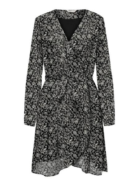 ONLSTAR L/S WRAP DRESS WVN