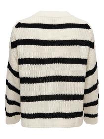JDYJUSTY L/S STRIPE PULLOVER KNT NOOS