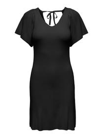 ONLLEELO S/S V-NECK DRESS KNT NOOS
