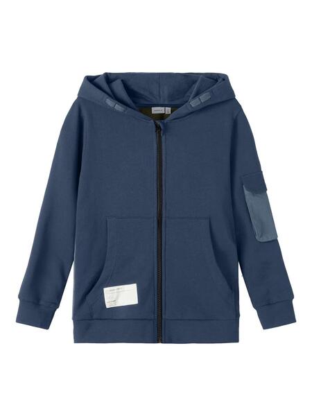 NKMLEINO LS SWEAT CARD WH UNB - 282057/Sargasso Se