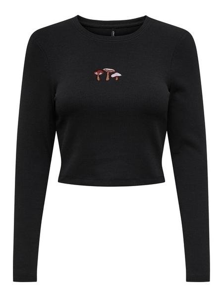 ONLMIA L/S EMB TOP BOX JRS