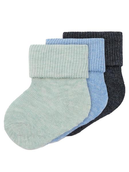 NBNNEEL 3P SOCK NOOS - 281715/Grey Pinstripe