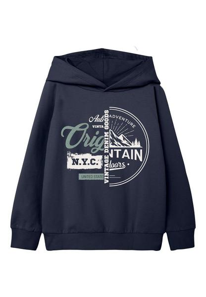 NKMVUGO LS SWEAT WH BRU O - 216654/Dark Sapphire